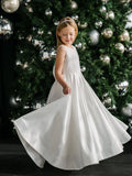 Teter Warm Couture Lace & Satin Communion Dress – Girls
