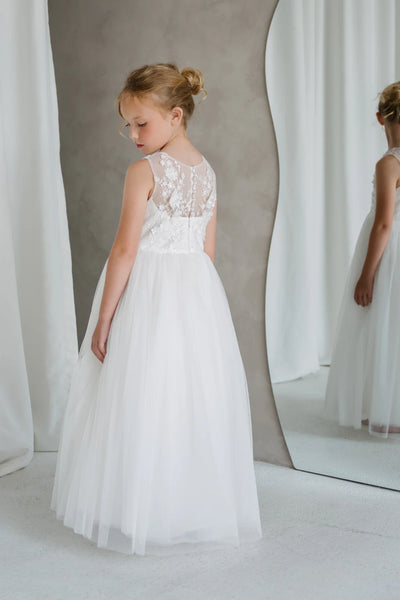 Camille Lace Communion Dress | Teter Warm Couture