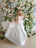 Teter Warm Couture Satin Communion & Flower Girl Dress