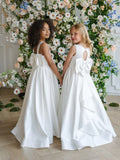 Teter Warm Couture Satin Communion & Flower Girl Dress