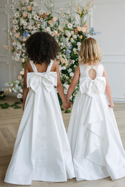 Teter Warm Couture Satin Communion & Flower Girl Dress