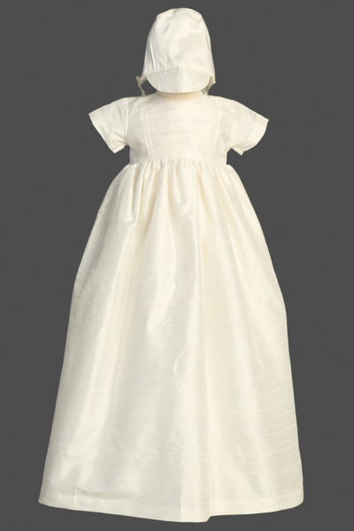 Jessie Boys Baptism Gown in Raw Silk | Blush Kids