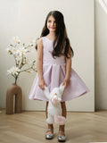 Calliope Lilac Bow Back Girls Party Dress | Teter Warm