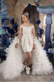 Amalfi Couture Gown - Custom Feathered Luxury Dress for Girls