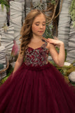 The Zephyr Girls Couture Glitter Tulle Pageant Holiday Dress