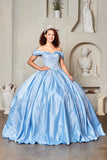 Celestara Dream Gown – Light Blue Quinceañera Dress