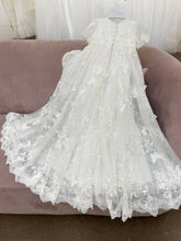 Emery Lace Butterfly Christening Gown – Cathedral Length