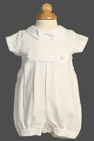 Harper Boys Cotton Christening Romper Detachable Gown
