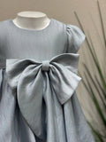 Elinora Skye Silver Blue Girl Dress | Teter Warm Couture