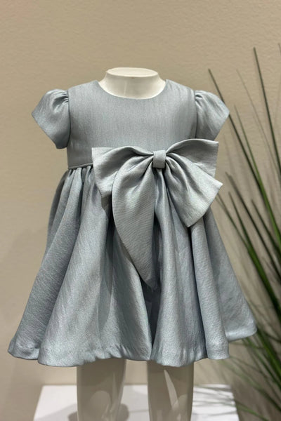 Elinora Skye Silver Blue Girl Dress | Teter Warm Couture