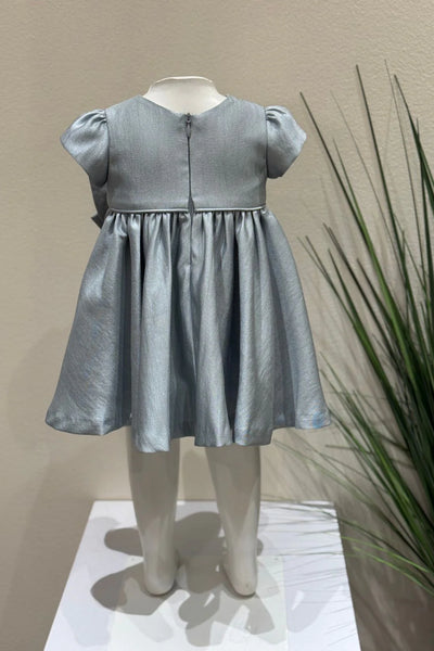 Elinora Skye Silver Blue Girl Dress | Teter Warm Couture
