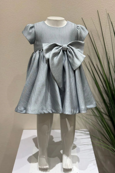Elinora Skye Silver Blue Girl Dress | Teter Warm Couture