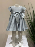 Elinora Skye Silver Blue Girl Dress | Teter Warm Couture