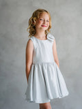 Maribel Skye Light Grey Couture Girls Party Dress