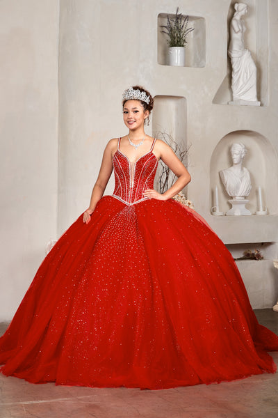 Lucerina Royale Quinceañera Gown – Red, Black or Royal Blue