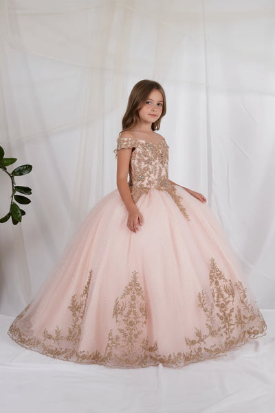 Alissa Girls Navy Pageant Dress – Blush Kids