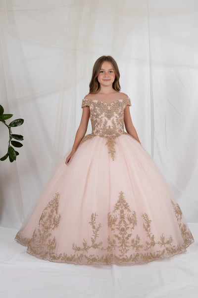 Alissa Girls Navy Pageant Dress – Blush Kids