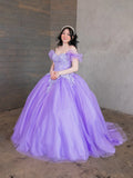 Zafira Rose Quinceañera Gown – Sparkle Tulle with Cape Train