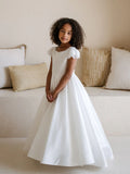 Elegant White Lace Dress for Girls – Perfect for Special Occasions