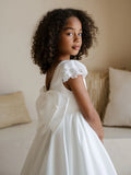 Elegant White Lace Dress for Girls – Perfect for Special Occasions