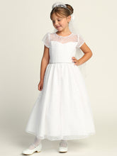 Elegant White Lace Communion Dress – Perfect for Weddings & Pageants