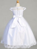 Embroidered Lace Tulle Communion Dress Flower Girl Special Occasion Dress