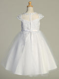Isla Grace Satin Communion Dress – Timeless & Charming