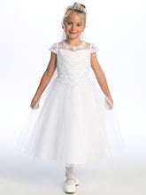 Isla Grace Satin Communion Dress – Timeless & Charming