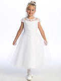 Isla Grace Satin Communion Dress – Timeless & Charming