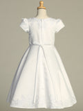 Savannah Grace Communion & Special Occasion Dress – Satin Beauty