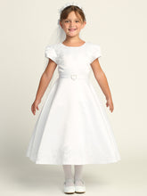 Savannah Grace Communion & Special Occasion Dress – Satin Beauty
