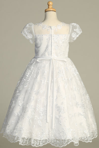 Chantilly First Communion Dress – Holy Communion Tea Length Dress