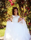 Margerie Girls Communion Dress | Blush Kids
