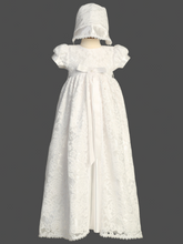 Isla Beautiful Girls Lace Christening Gown | Blush Kids