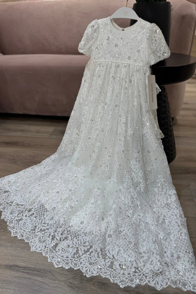 Teter Warm Couture Elionette Pearl Christening Gown