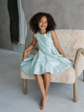 Maribel Tiffany Blue Girls Dress | Teter Warm Couture