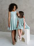 Maribel Tiffany Blue Girls Dress | Teter Warm Couture
