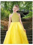 Elowen Sunshine Gown | Brydealo Couture Pageant Dress