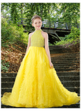 Elowen Sunshine Gown | Brydealo Couture Pageant Dress