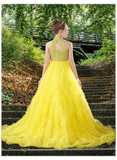 Elowen Sunshine Gown | Brydealo Couture Pageant Dress