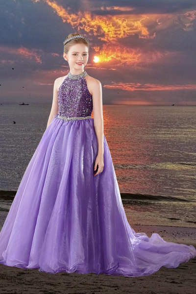 Tahiti Girls Pageant Dress | Alessia Gown | Brydealo Couture