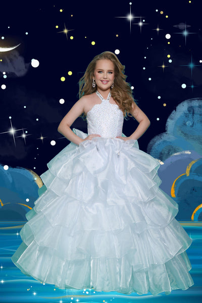 2Cute Renata Pageant Dress in Hot Pink, Royal, or White