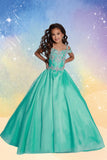 Girls Aqua Party Dress – 2Cute Maren Father Daughter Gown