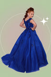 2Cute Juliana Grace Gown – Royal or Pink Pageant Dress