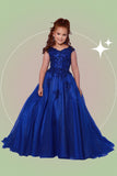 2Cute Juliana Grace Gown – Royal or Pink Pageant Dress