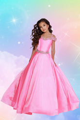 Hot Pink Girls Party & Father Daughter Dress – 2Cute Briella Gown