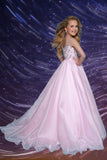 2Cute White or Light Pink Gown –Celina Starfall Pageant & Party Dress