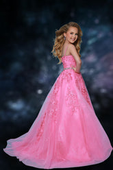 Clarissa Hot Pink Glitter Pageant Dress – 2Cute for Girls