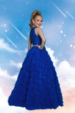 2Cute Liora Pageant Dress in Royal Blue or Fuchsia
