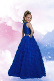 2Cute Liora Pageant Dress in Royal Blue or Fuchsia